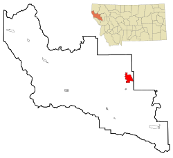 Location of Lonepine, Montana