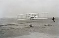 Image 25The Wright Flyer: the first sustained flight with a powered, controlled aircraft (from History of aviation)