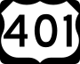 U.S. Route 401 marker