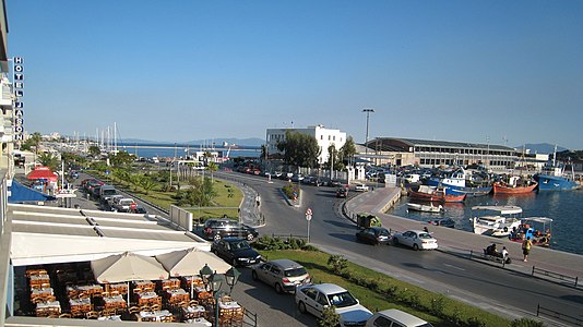 View of the port.