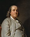 Benjamin Franklin (Boston, 17 de enero de 1706-Filadelfia, 17 de abril de 1790) fue un político, polímata, científico e inventor estadounidense. Es considerado uno de los padres fundadores de los Estados Unidos. Como inventor, es conocido por el pararrayos, las lentes bifocales, la armónica de cristal y la estufa Franklin, entre otros. Por DcoetzeeBot.