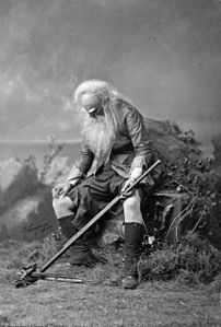 Joseph Jefferson como Rip Van Winkle, 1869.