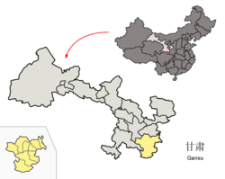 Longnan in Gansu