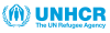 Logo of the UNHCR, the UN Refugee Agency