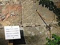 Tide dial at St Peter's in Bywell, Northumberland, England