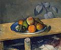 Cézanne: Maçãs, peras e uvas, c. 1879.