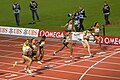 Image 17The finish of a women's 100 m race (from Track and field)