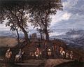 Image 17Jan Brueghel (I) - Travellers on the Way, second half of 16th Century (from History of road transport)