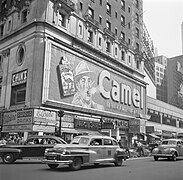 Valla de Camel en Times Square