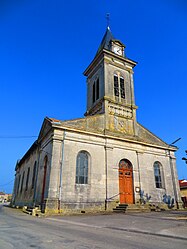 The church in Troyon