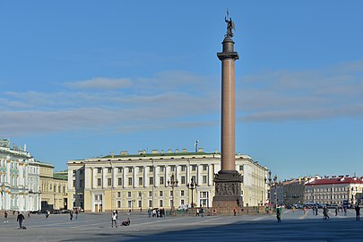 Alexandroren zutabea, San Petersburgon.