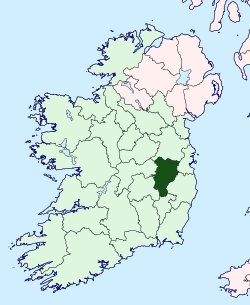 Ligging van Kildare in Ierland