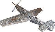 P-51 model 1/16-scale scratch-built by Young C. Park c. 2006[3]