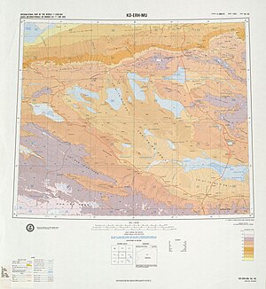 Map of West Qaidam