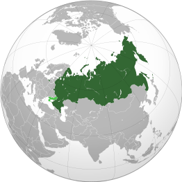 Rusya Federasyonu haritadaki konumu