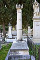 The grave of Ioannis Kolettis in the First Cemetery of Athens. Immediately to the right is the grave of Kitsos Tzavelas.