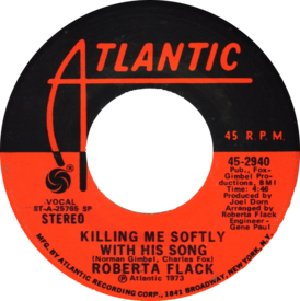 Обложка сингла Роберты Флэк «Killing Me Softly with His Song» (1973)