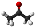 Skeletal formula of deuterated acetone