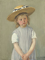 Child in Straw Hat (1886)