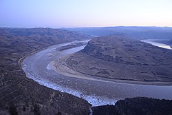 Qiankun Bend of Yellow River in Yonghe