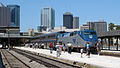 Amtrak Train at platform