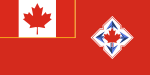 Former flag of the Canadian Army (1968–1998)