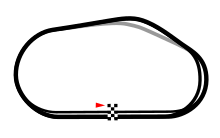 Map of the Phoenix International Raceway (2011–2018)