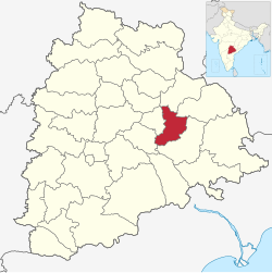 Location in Telangana