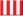 630px seven vertical stripes HEX-ED1C24 and White