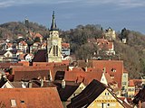 Altstadt und Stiftskirche, Tübingen 18. Dezember 2013