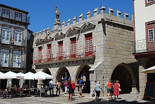 Antic ajuntament de Guimarães.