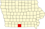 State map highlighting Decatur County