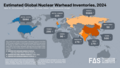 Image 34The number of nuclear warheads by country in 2024, based on an estimation by the Federation of American Scientists. (from Nuclear weapon)