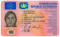 Old Austrian driving licence (Replaced 2013)