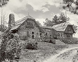 Chief Hosa Lodge, Genesee Mountain Park, built in 1917.