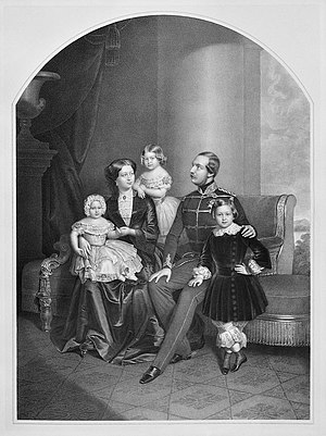 George V de Hanover e família