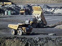 Caterpillar 777s at Shotton Mine