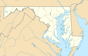 Map showing the location of Middle Patuxent Environmental Area