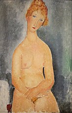 Seated Nude, 1918, Honolulu Museum of Art