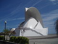 Modern mimarili Auditorio de Tenerife konser salonu