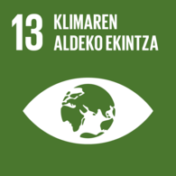 13: Klimaren aldeko ekintza.