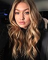 Gigi Hadid op 9 november 2015 geboren op 23 april 1995