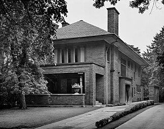 Casa di Ernest J. Magerstadt, Chicago, Illinois, 1908.