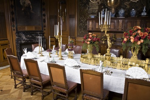 The dining room