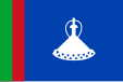 Former flag of Lesotho (1966–1987)