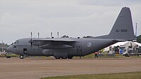 Um C-130 da força aérea holandesa.