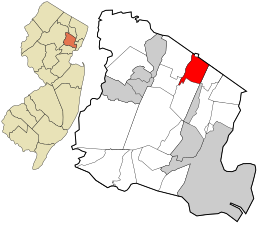 Location of Upper Montclair, New Jersey