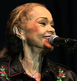 A cantaire estausunidense Etta James en 2006