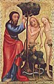 Image 27God in the person of the Son confronts Adam and Eve, by Master Bertram (d. c. 1415) (from Trinity)