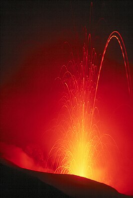 Stromboli eruption